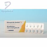 GLIMEPIRIDE SANDOZ TABLET 3MG