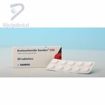 ACETAZOLAMIDE SANDOZ TABLET 250MG