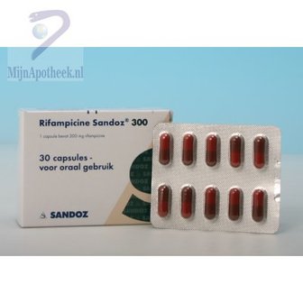 RIFAMPICINE SANDOZ CAPSULE 300MG