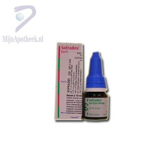 SOFRADEX OORDRUPPELS FLACON  8ML