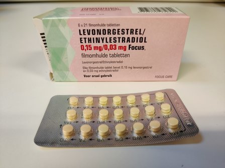 LEVONORGESTREL/ETHINYLESTR FOC TAB OMH 0,15/0,03MG