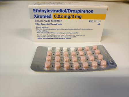 ETHINYLESTRADIOL/DROSPIR XIROMED TABL OMH 0,02/3MG