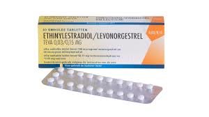 ETHINYLESTRADIOL/LEVONORG TEVA TAB OMH 0,03/0,15MG