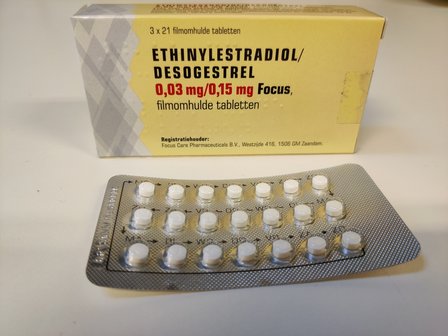 ETHINYLESTRADIOL/DESOGESTR FOC TB OMH 0,03/0,15MG