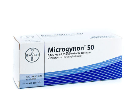 MICROGYNON 50 TABLET OMHULD
