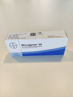 MICROGYNON 50 TABLET OMHULD