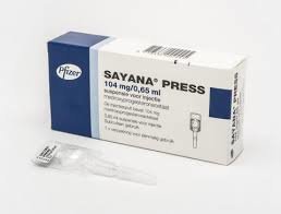 SAYANA PRESS INJSUSP 160MG/ML WWSP 0,65ML