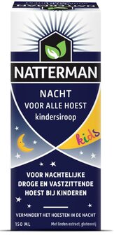 Nacht voor all hoest kids Natterman 150ml