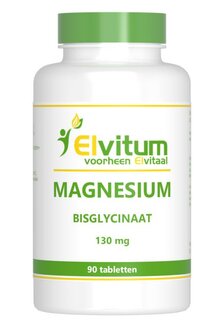 Magnesium (bisglycinaat) 130mg Elvitaal/elvitum 90tb