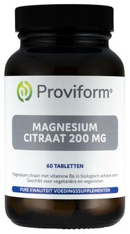 Magnesium citraat 200 mg &amp; B6 Proviform 60tb