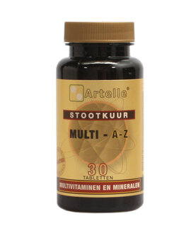 Multivitamine A t/m Z stootkuur Artelle 30tb