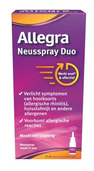 Neusspray duo Allegra 15ml