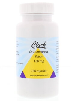 Calcium citraat 450mg Clark 100vc