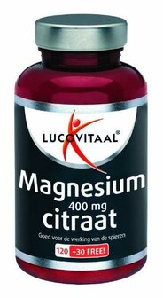 Magnesium citraat 400mg Lucovitaal 150tb