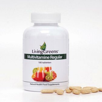 Multi vitaminen en mineralen Livinggreens 180tb