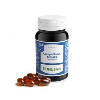 Omega 3 MSC krillolie Bonusan 60sft