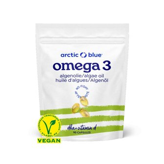 Omega 3 algenolie DHA met vitamine D Arctic Blue 90ca