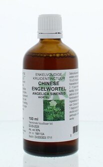 Angelica sinensis rad/chinese engelwortel tinct Natura Sanat 100ml