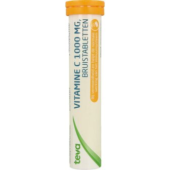 Vitamine C 1000mg bruistabletten Teva 20tb