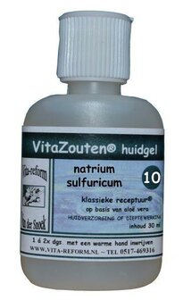 Natrium sulfuricum huidgel Nr. 10 Vitazouten 30ml