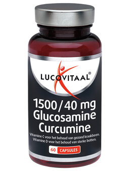 Glucosamine &amp; curcumine 1500/40mg Lucovitaal 60ca