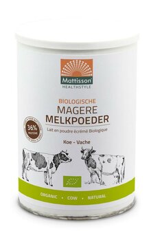 Magere melkpoeder bio Mattisson 450g