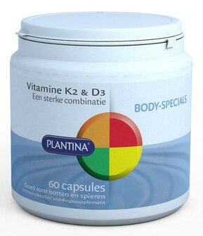 Vitamine K2 en D3 Plantina 60ca