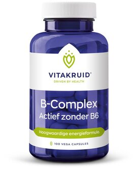 B-Complex actief zonder B6 Vitakruid 100vc