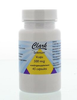 Selenium 500mcg (Natrium Seleniet) Clark 45vc