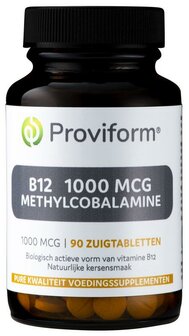 Vitamine B12 1000 mcg methylcobalamine Proviform 90zt