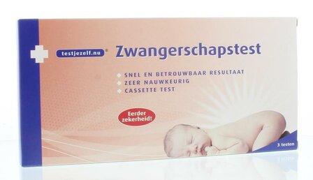Zwangerschapstest casette Testjezelf.nu 3st