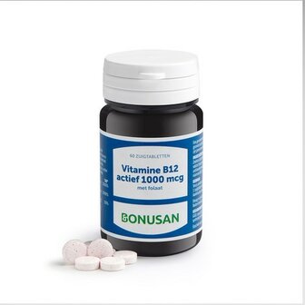 Vitamine B12 1000 mcg actief Bonusan 60zt