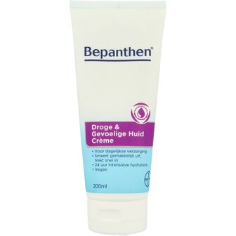 Droge en gevoelige huidcreme Bepanthen 200ml