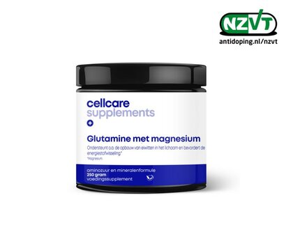 Glutamine met magnesium Cellcare 250g