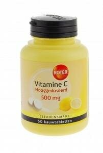 Vitamine C 500 mg citroen Roter 50kt