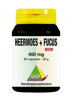 Heermoes &amp; fucus 400 mg puur SNP 60ca