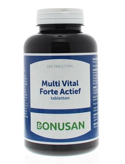 Multi vital forte actief Bonusan 180tb