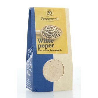 Witte peper gemalen bio Sonnentor 35g