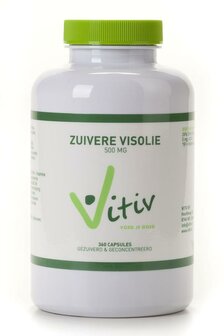 Zuivere visolie 500mg Vitiv 360ca