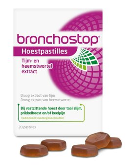 Hoestpastille tijm heemst Bronchostop 20st