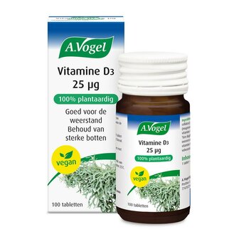 Vitamine D3 25ug A Vogel 100tb