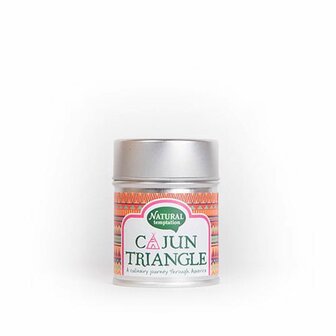 Cajun triangle blikje natural spices bio Nat Temptation 50g