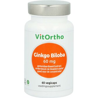 FocusForm voorheen Ginkgo Biloba Vitortho 60vc