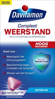 Compleet weerstand forte Davitamon 50tb