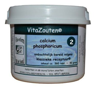 Calcium phosphoricum VitaZout Nr. 02 Vitazouten 360tb