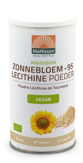 Zonnebloem lecithine poeder bio Mattisson 180g