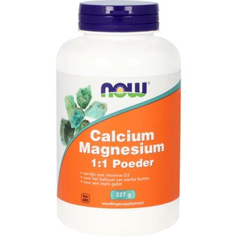 Calcium &amp; magnesium 1:1 NOW 227g