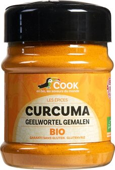 Geelwortel curcuma gemalen bio Cook 80g