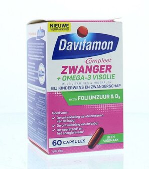 Compleet zwanger plus visolie Davitamon 60ca