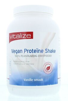 Vegan protein shake 100% plantaardig poeder Vitalize 750g